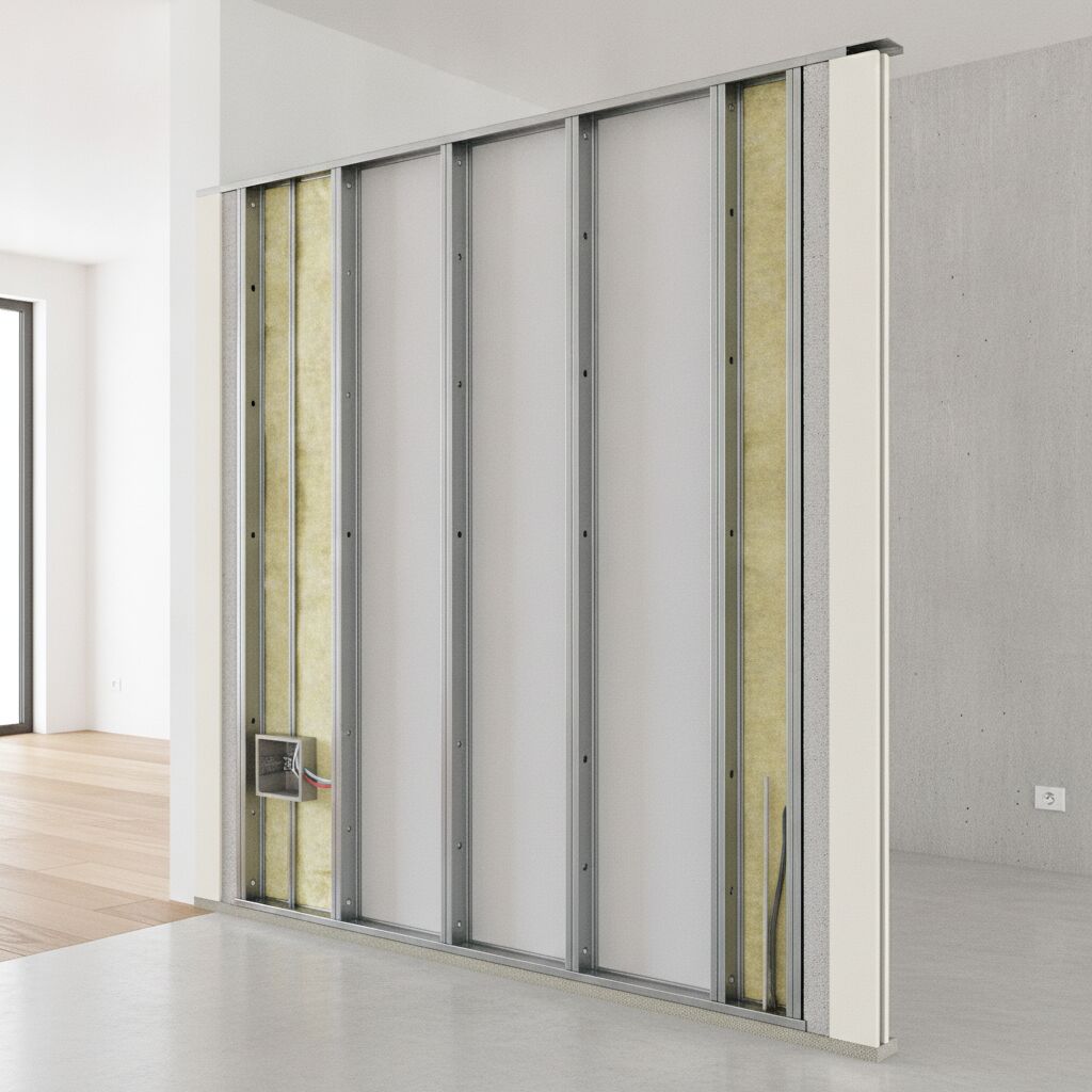 Découvrez la cloison 48/98 alliant performance acoustique et isolation thermique pour un confort optimal dans vos espaces intérieurs.